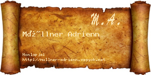 Müllner Adrienn névjegykártya